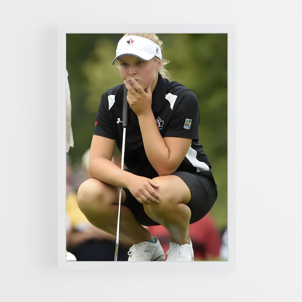 Poster Brooke henderson – affiche Golf (vue 3)